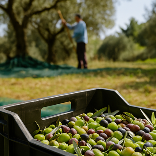 Olive Oil Harvesting in Asprovalta